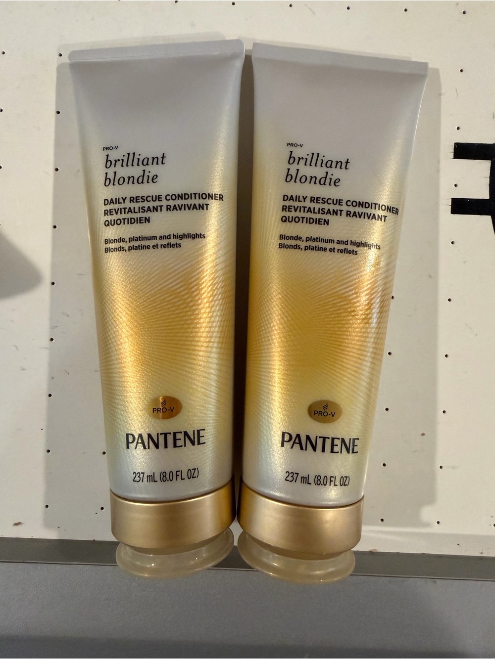 2 Pack Pantene Brilliant Blondie Daily Rescue Conditioner For Blonde Hair 8oz